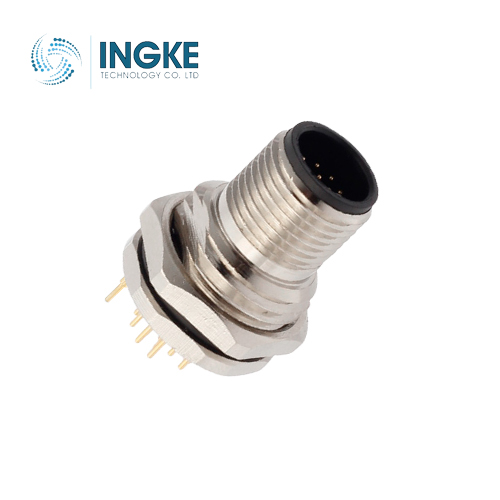 1542716 M12 Male Pins Receptacle Panel Feed Through Individual IP67 - Dust Tight Waterproof