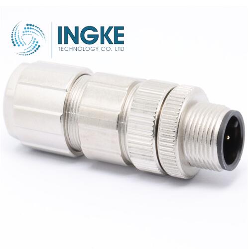 1411066 M12 Circular Connector 4 Position Plug Male Pins IDC D Code IP65/IP67 Waterproof