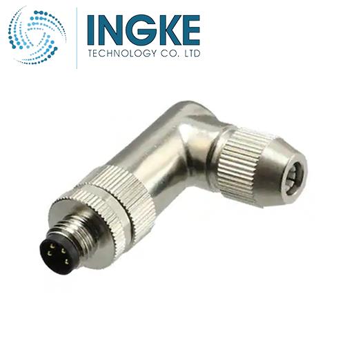 T4013019041-000 M8 CIRCULAR CONNECTOR MALE 4POS RIGHT ANGLE SCREW