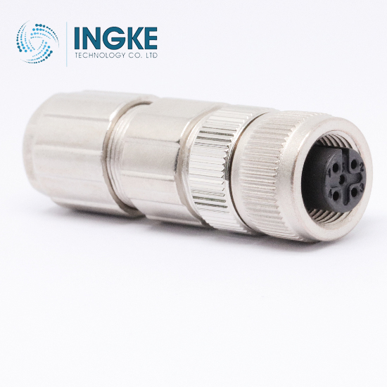 1424676 5 Position Circular Connector Receptacle Female Sockets Spring-Cage