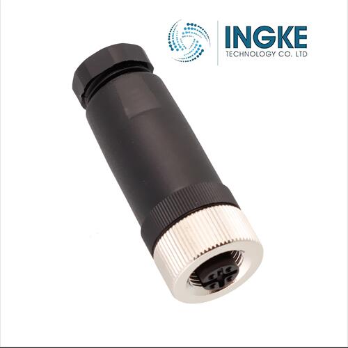 T4110001021-000  M12 Connector  2 Contact   Female Sockets  A Orientation  Unshielded	
