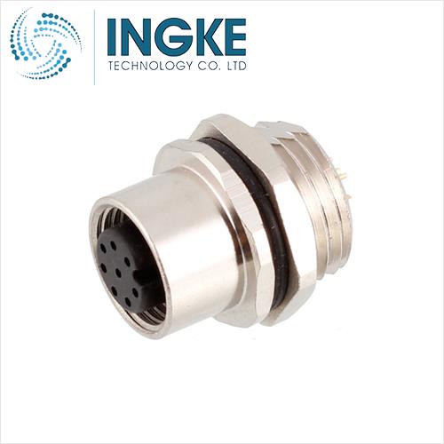 1838417-4 M12 CONNECTOR FEMALE 8 POS KEYED SOLDER CUP