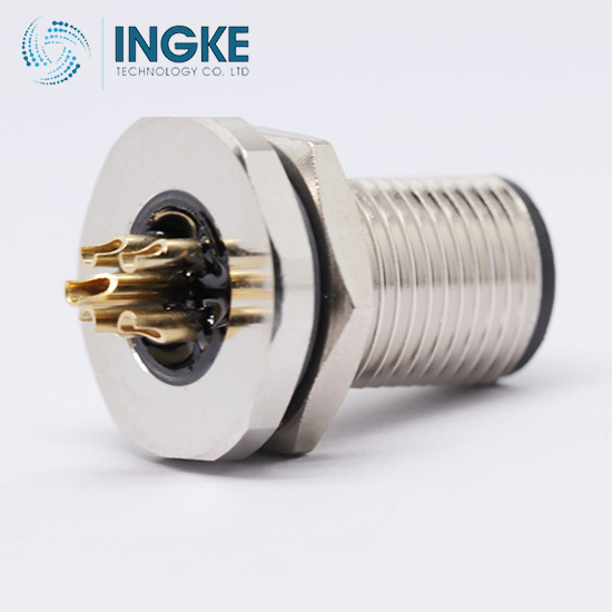 T4130412021-000 2 Position Circular Connector Receptacle Male Pins Solder Cup
