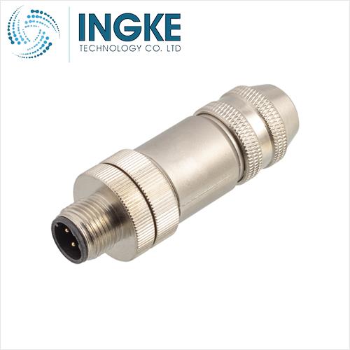 T4110512042-000 M12 CONNECTOR FEMALE 4 PIN D CODED SCREW