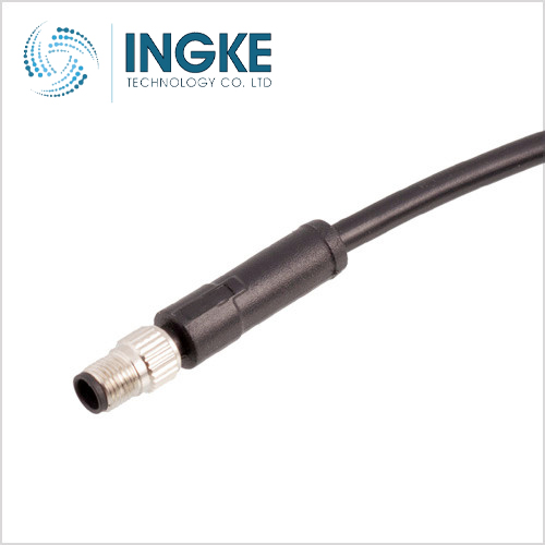 PXPPVC05FIM04ACL010PVC M5 4 Position Male Black Sensor Cables / Actuator Cables