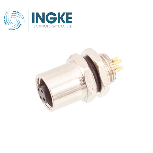 1530618 M5 4 Contact Wire A Coded Socket (Female) Screw Locking Receptacle IP67