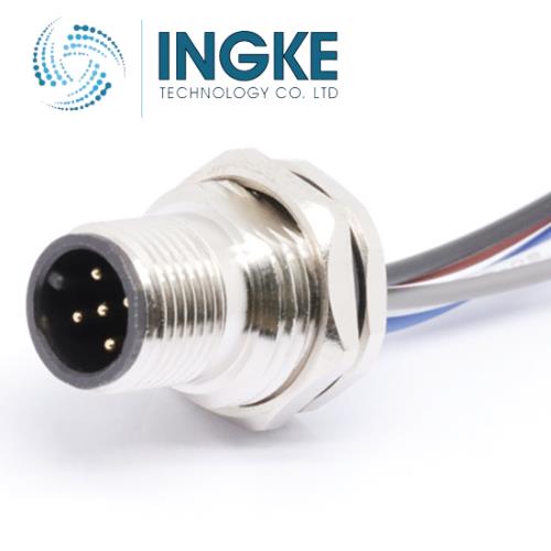 Phoenix 1419603 M12 CONNECTOR MALE 4 PIN D CODED PANEL MOUNT INGKE