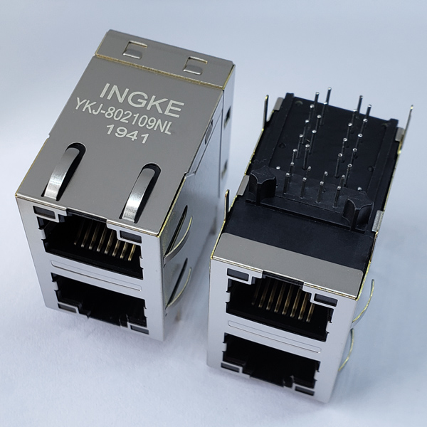 YKJ-802109NL 100Base-T 2X1 RJ45 LAN Transformer Magnetic Connector