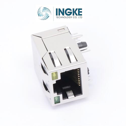 HFJT1-10GHPRL   HALO   Ethernet Connectors FastJack 10G 4PPOE RJ45 W/MAG NO LED    INGKE   8 Position