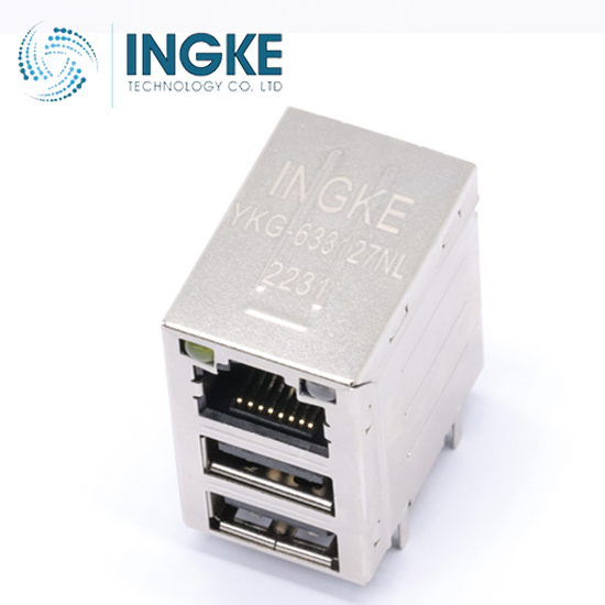 Pulse Electronics Network JY0-0016NL USB Connectors USB/RJ45 COMBO THRU- HOLE INGKE
