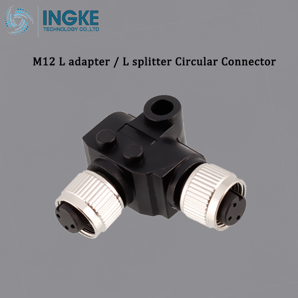 INGKE M12 L adapter / L splitter M12 Circular Connector