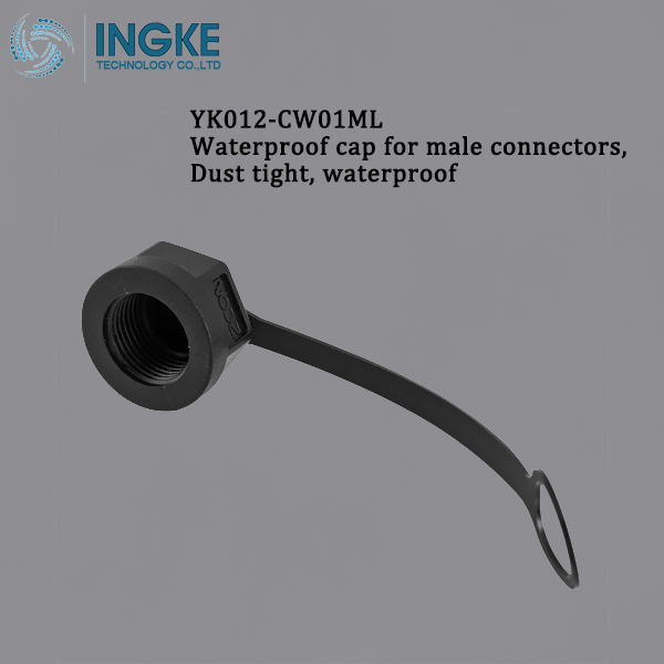 YK012-CW01ML Waterproof cap for male connectors,Dust tight, waterproof