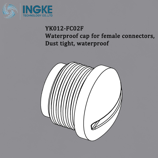YK012-FC02F Waterproof cap/Dustproof cap for female connectors, Dust tight, waterproof
