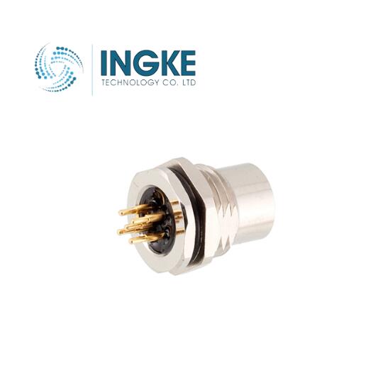 INGKE YKM12-PS204A-701 Substitute Amphenol LTW MSAS-04PFFP-SF8001 M12 Circular Connector 4 Positions A-Code Panel Mount