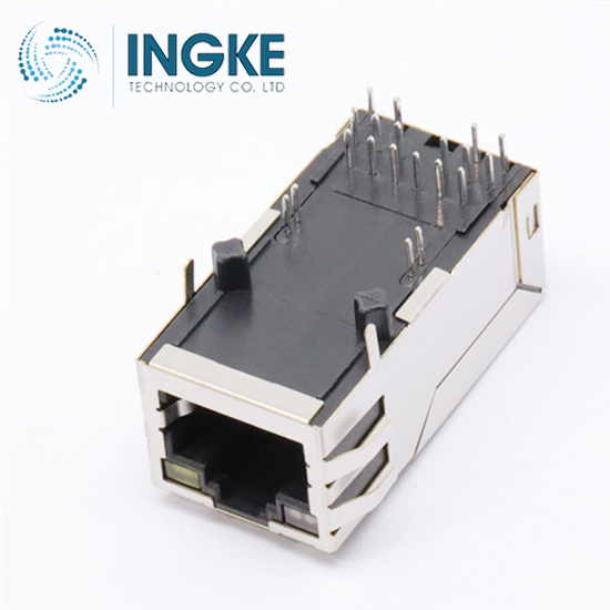 HALO Electronics HFJT1-1G16C3-L11RL Modular Connectors / Ethernet Connectors 1G LongBdy 1x1 TabUp RJ45 w/MAG G/G LED INGKE
