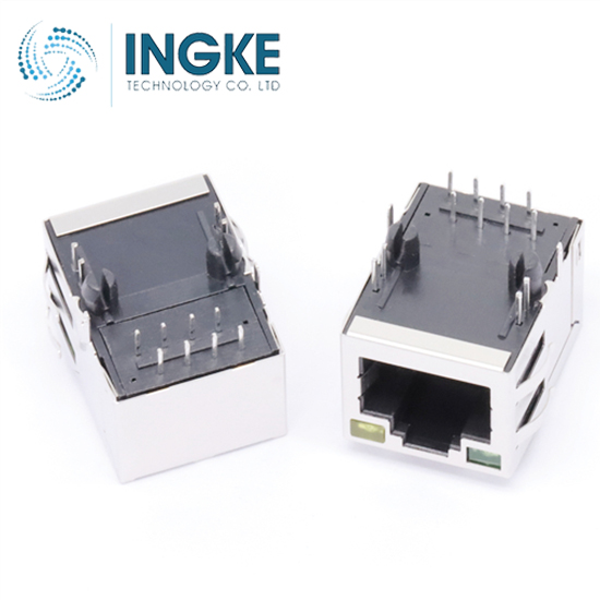 HALO Electronics HFJT1-1G41-L12RL Modular Connectors / Ethernet Connectors GIGABIT 1x1 Tab UP RJ45 w/MAG G/Y LED INGKE