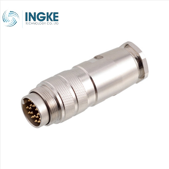 C091 31H107 101 4 Amphenol Tuchel Industrial 7 Position Circular Connector Plug, Male Pins Solder Cup