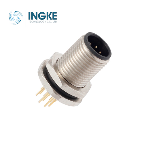 1552997 8 Position Circular Connector Plug Male Pins Solder IP65 IP67