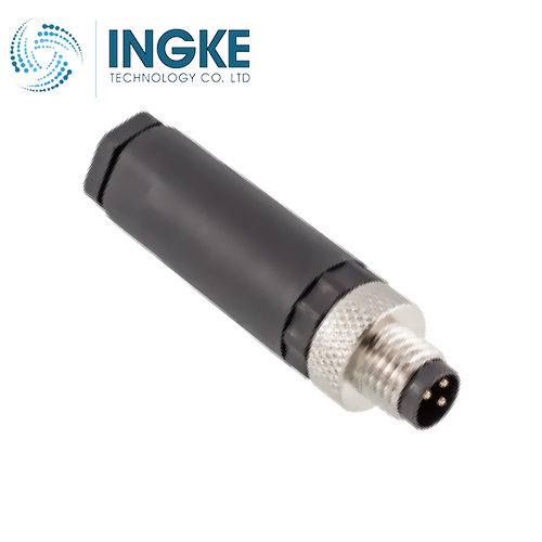 RSMCK 3 M8 Circular Connector Plug 3 Position Male Pins Screw IP67 Waterproof